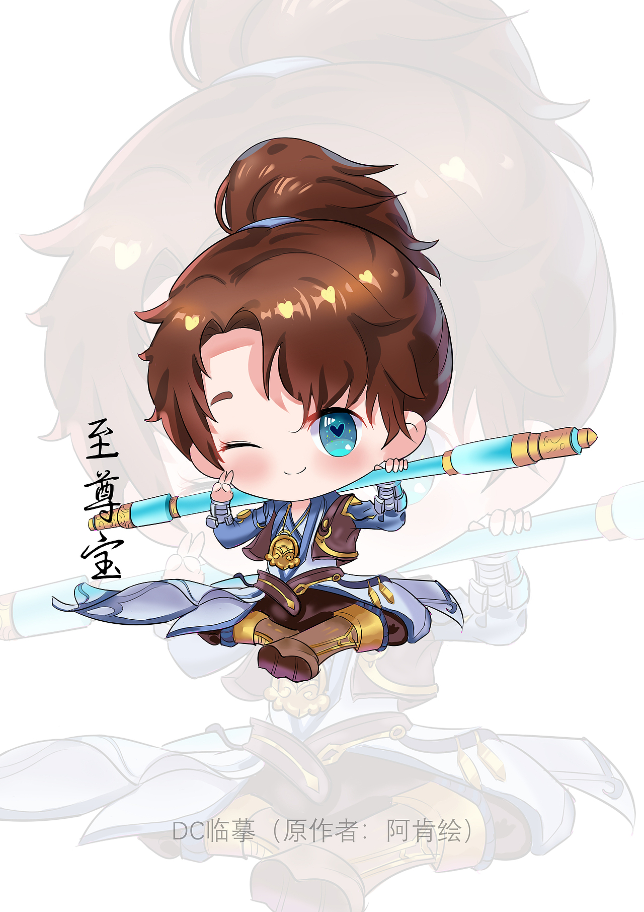 临摹至尊宝（SAI）（图ZMTUxNjM1MjA0） - 儿童插画 - 站酷设计师DC_painter原创素材 - 站酷ZCOOL