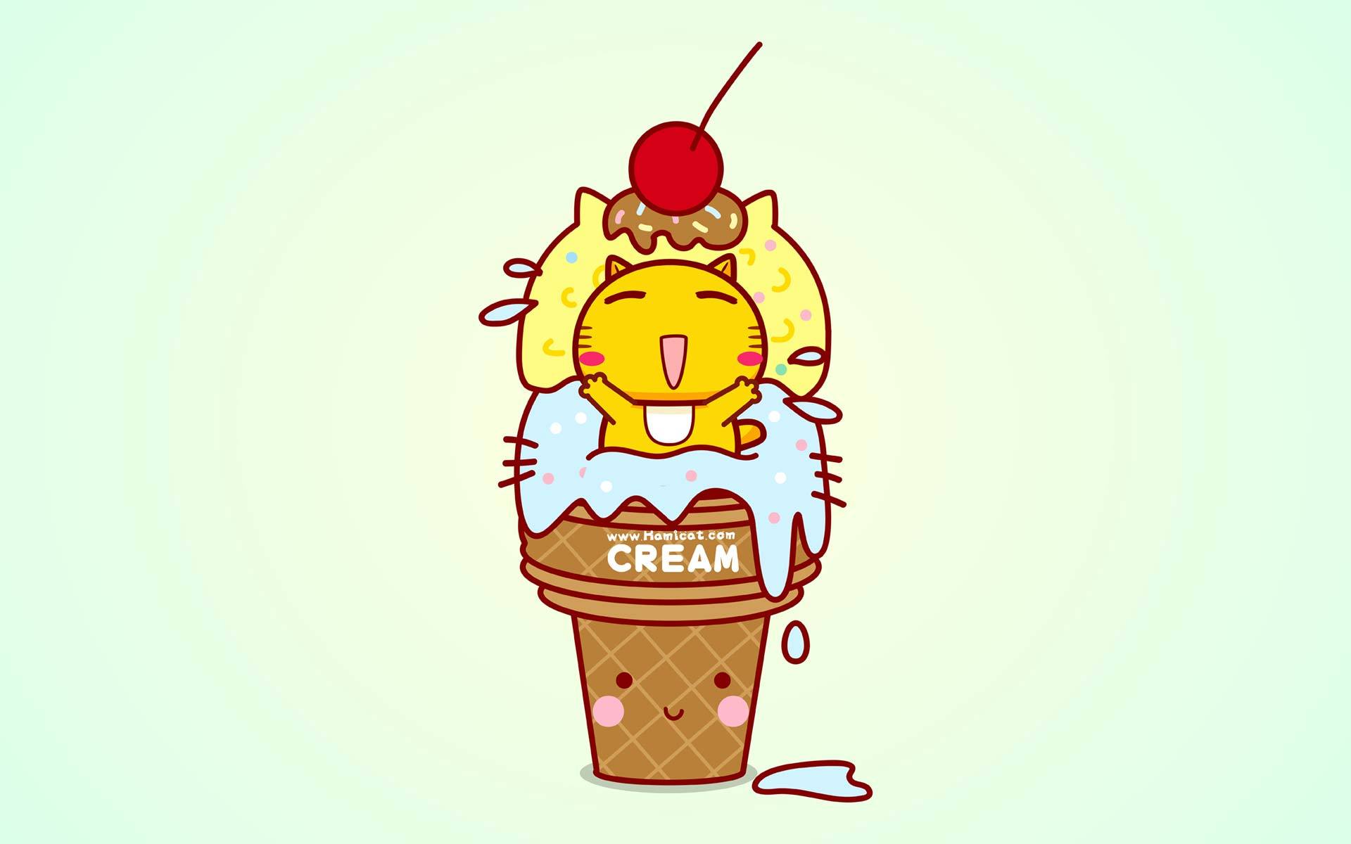 甜甜的冰淇淋|插画|创作习作|梁吱吱 - 原创作品 - 站酷 (ZCOOL)