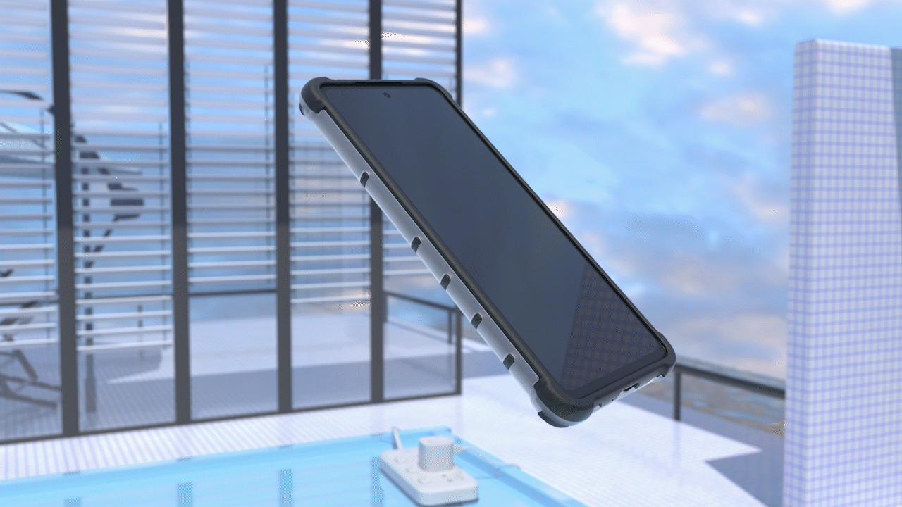 三星半透明蜂窝手机壳