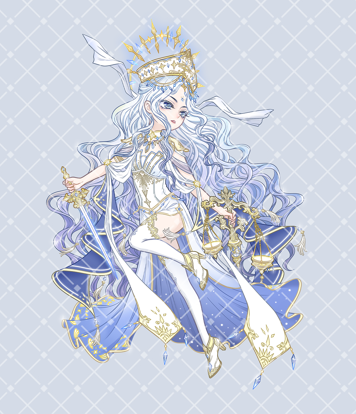 换装游戏「装扮少女」人物&场景素材设计