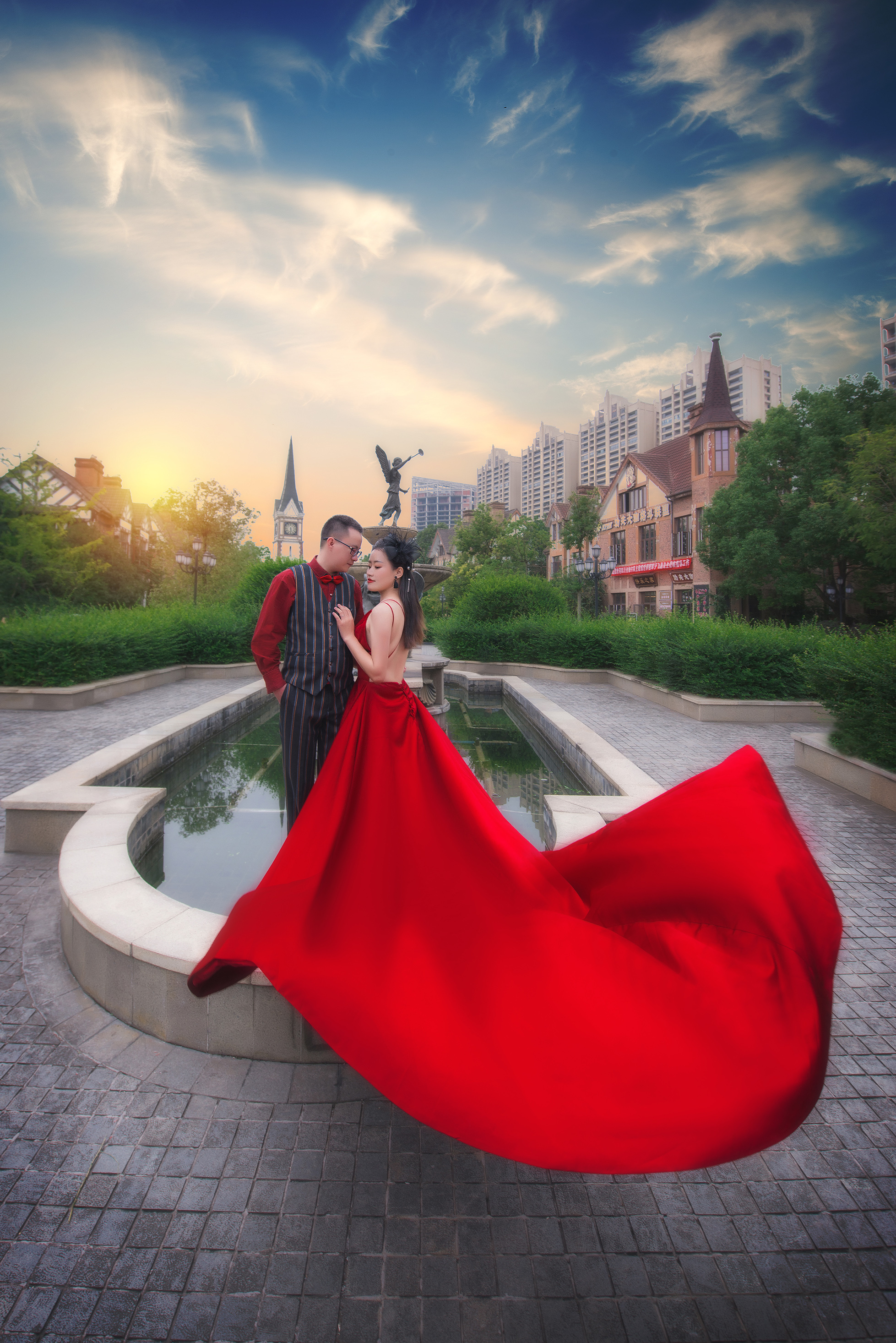 【成都诺汐视觉】红色之恋|南湖婚纱照