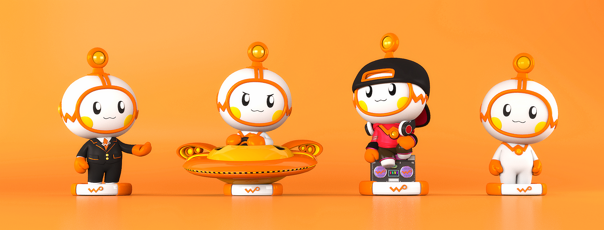 ip合集,c4d从0学习10天成果,吉祥物商业产品化衍生