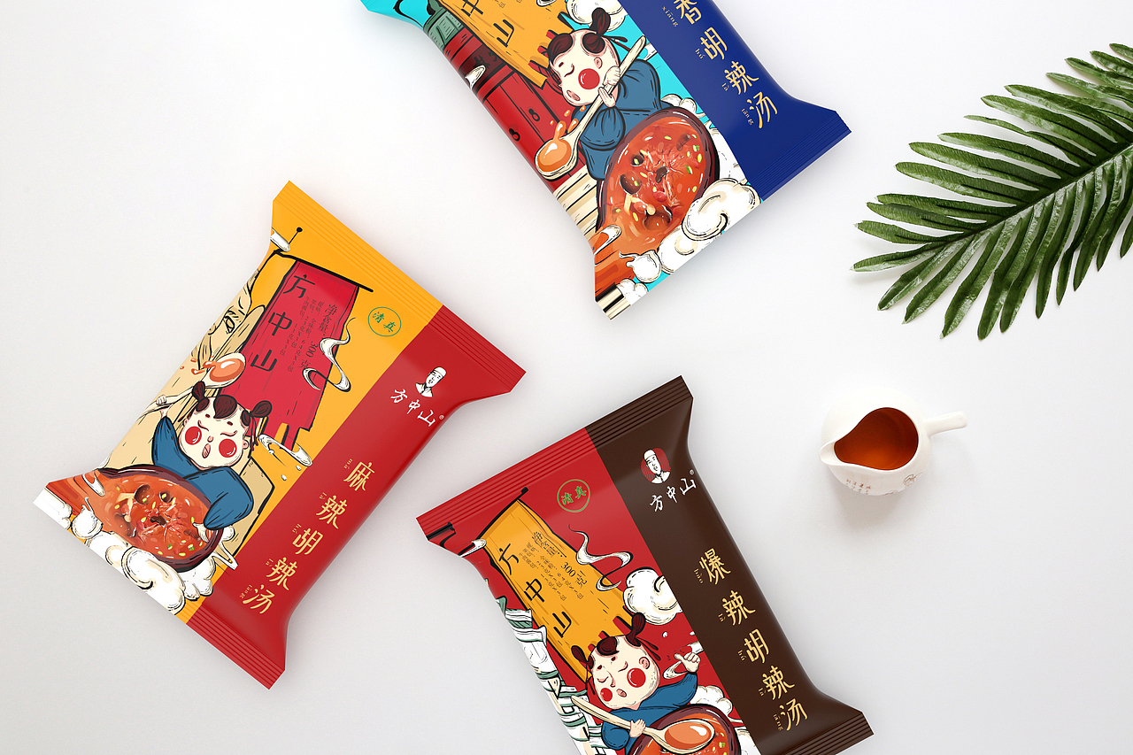 方中山胡辣汤品牌形象设计