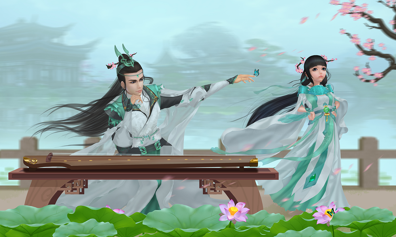 剑三同人（图ZNTYzNDEzMDg=） - 创作习作 - 站酷设计师山海的绘卷原创素材 - 站酷ZCOOL