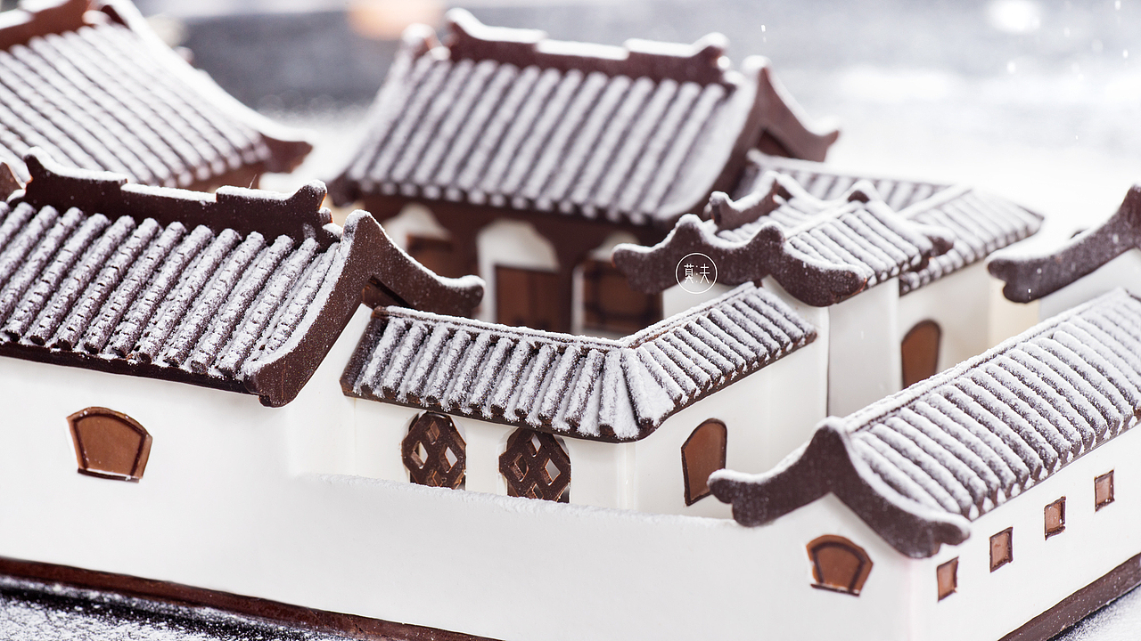 见过巧克力做的四合院蛋糕吗？（图ZNjEwNzA1ODA=） - 其他手工艺 - 站酷设计师爱上天蝎座原创素材 - 站酷ZCOOL