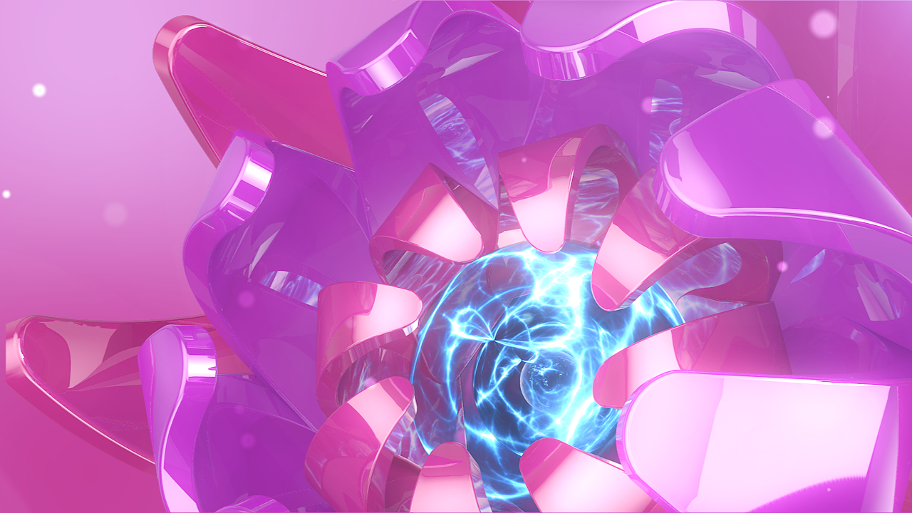 创意小视频之莲花光球