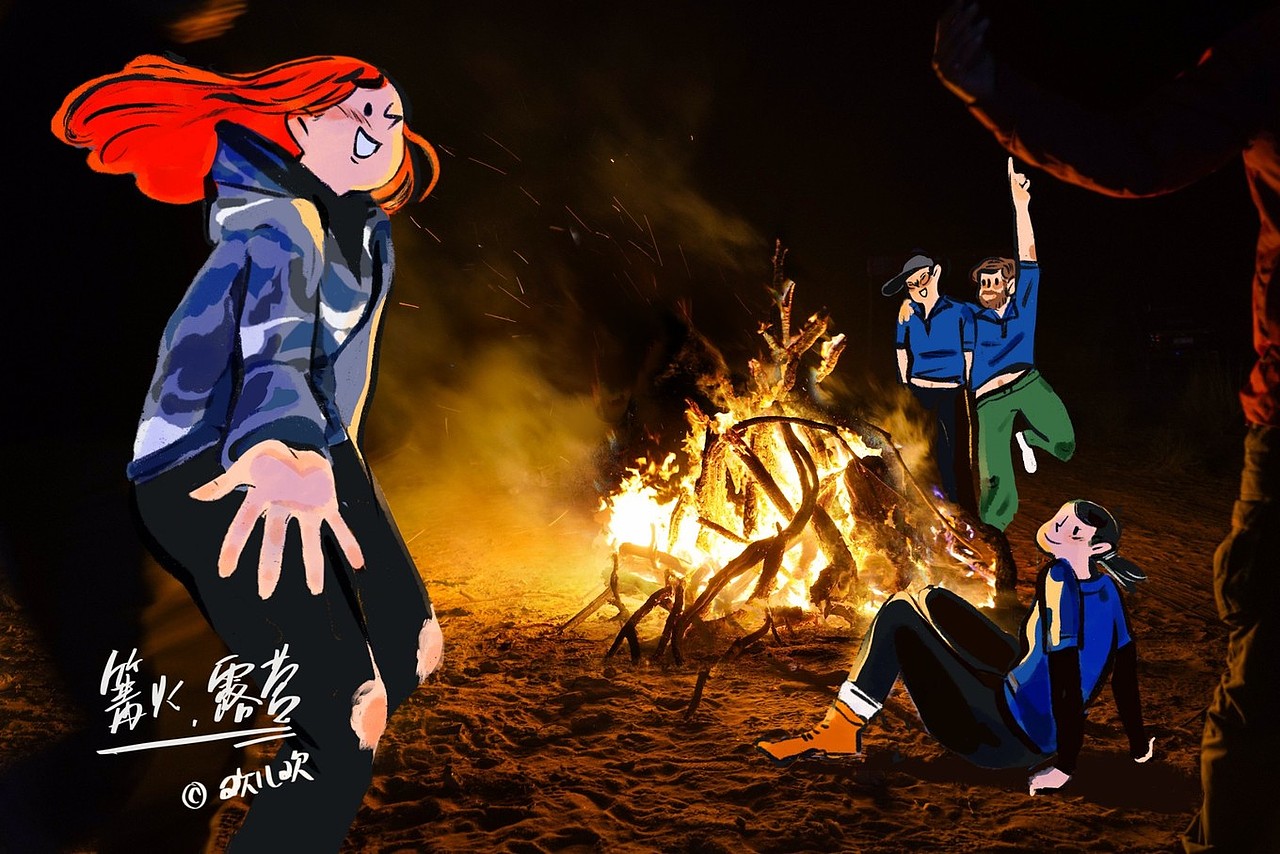 雪佛兰商业合作项目（图ZMTkzMzMwODMy） - 商业插画 - 站酷设计师欢儿欢Queenio原创素材 - 站酷ZCOOL