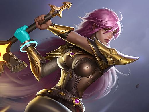 一個女戰(zhàn)士習(xí)作（個人主頁-ZNDQzMTA0NDQ=） - 游戲原畫 - 站酷設(shè)計師小俊君原創(chuàng)素材 - 站酷ZCOOL