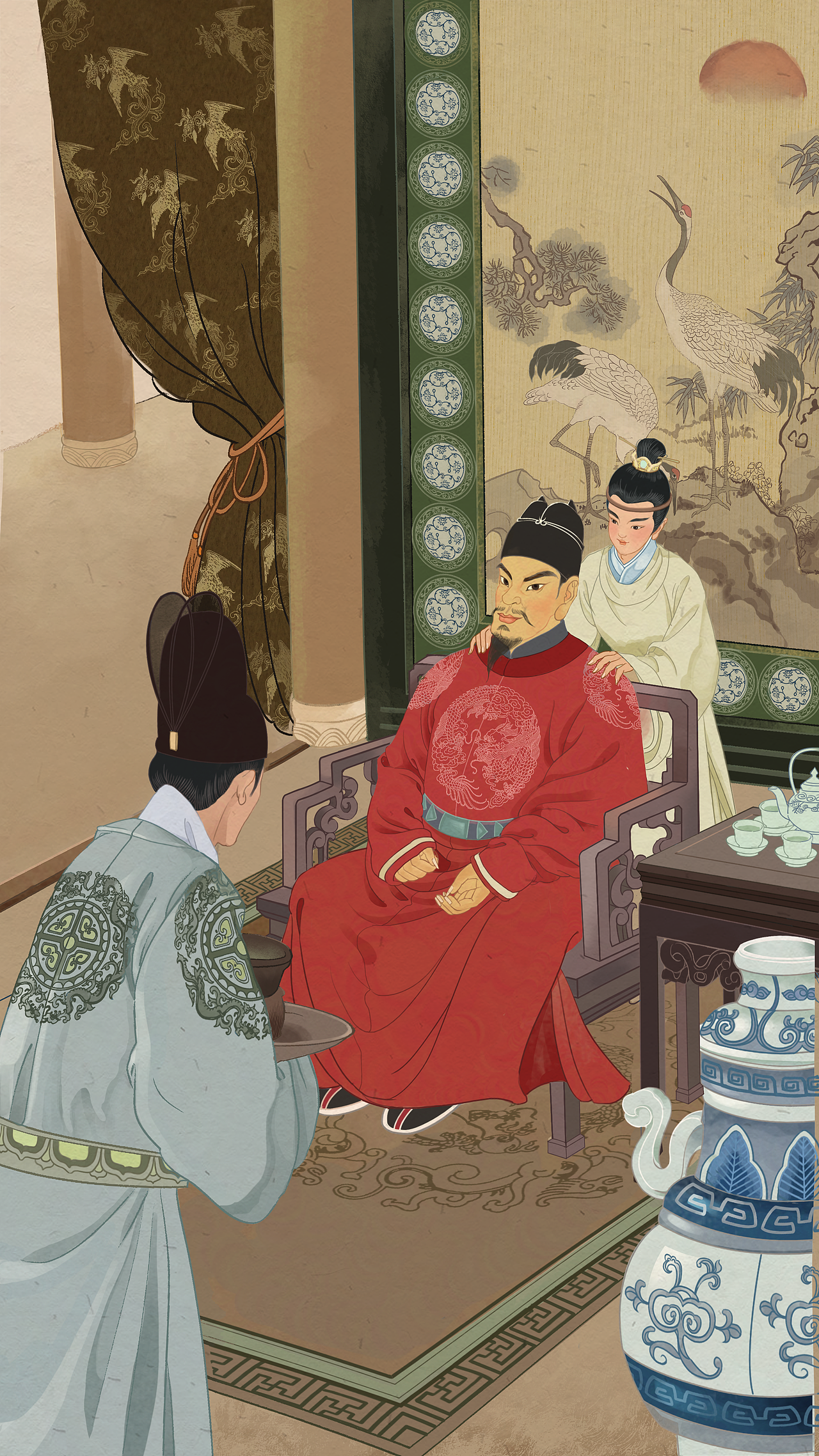 近来画的古风画（图ZMzAyMTE3NTI4） - 商业插画 - 站酷设计师YUGAWEI原创素材 - 站酷ZCOOL
