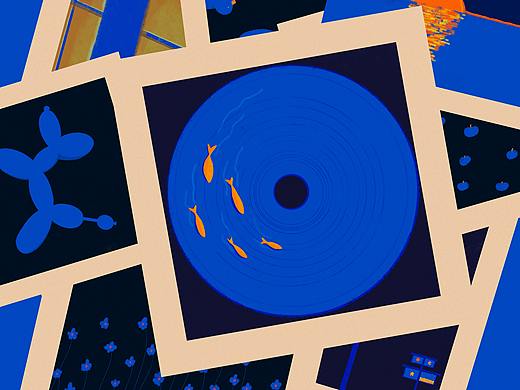 静谧的的克莱因蓝（个人主页-ZNTg5MDQyMDA=） - 艺术插画 - 站酷设计师禁忌男孩原创素材 - 站酷ZCOOL