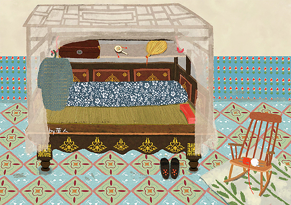 奶奶家（图ZMTUwNDIyMzI=） - 艺术插画 - 站酷设计师茧人原创素材 - 站酷ZCOOL