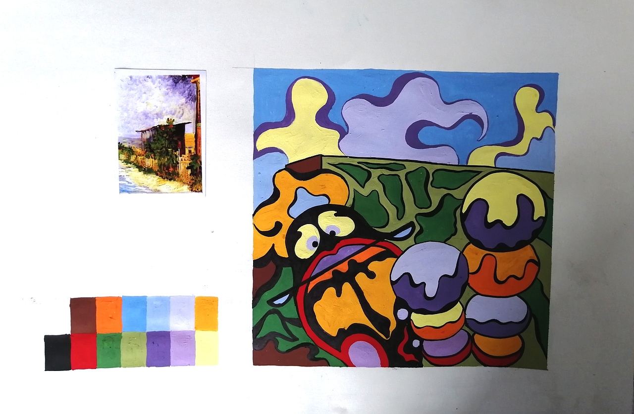 色彩构成|平面|其他平面|残霄依梦_原创作品-站酷zcool