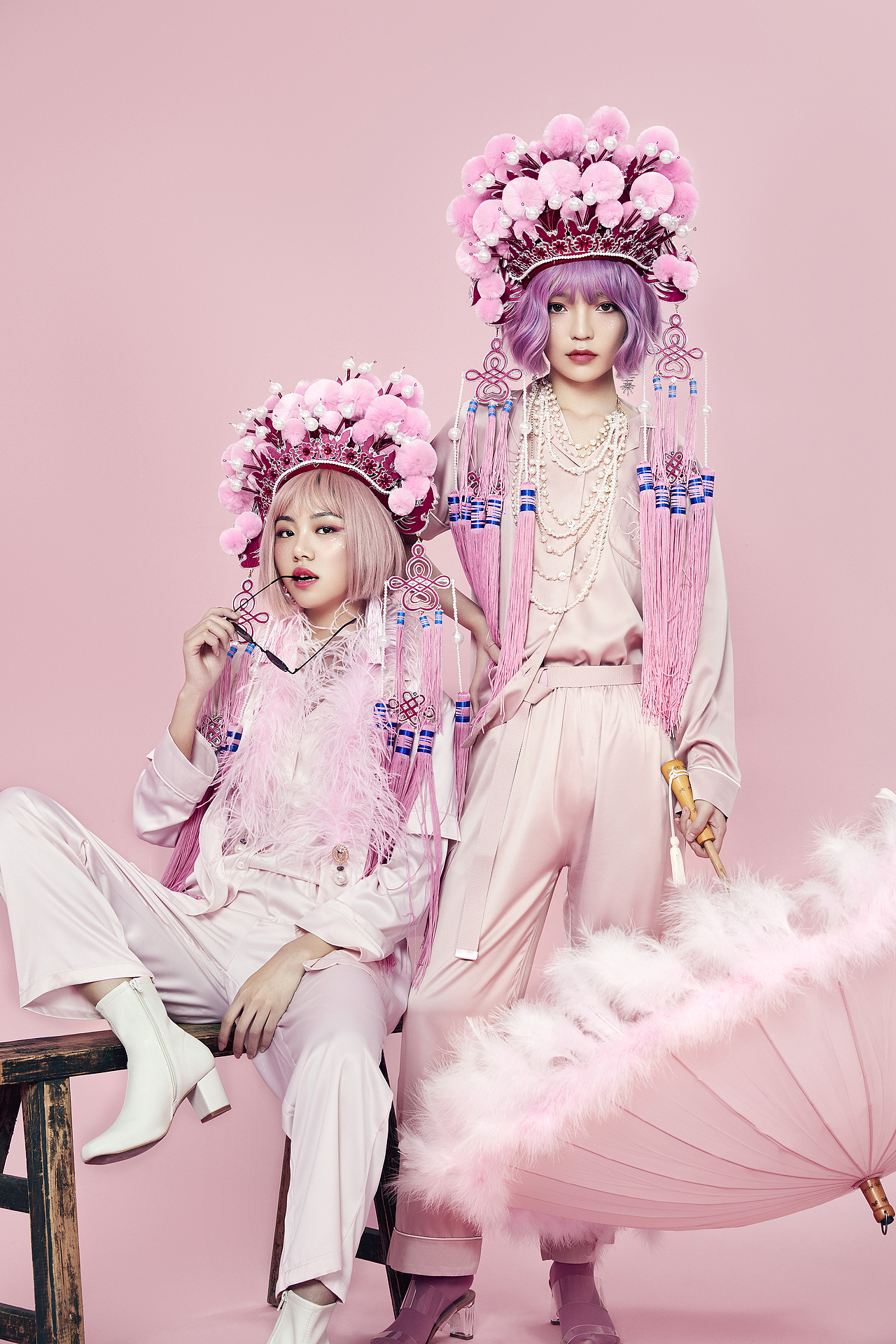 国潮家居服（图ZMTg5MDAyNjcy） - 人像摄影 - 站酷设计师小怪兽kss原创素材 - 站酷ZCOOL