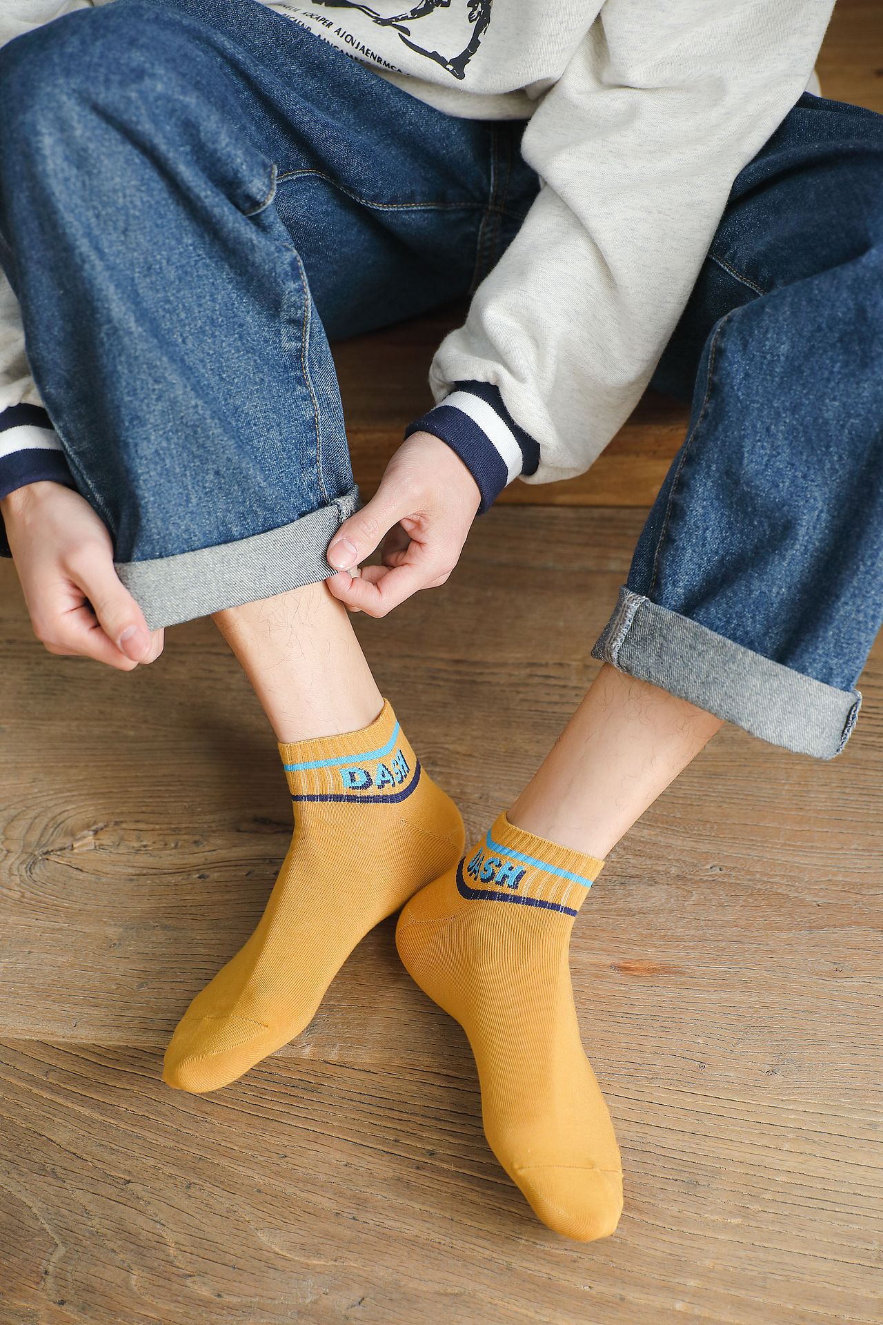 2021年春夏INS潮袜男袜短袜