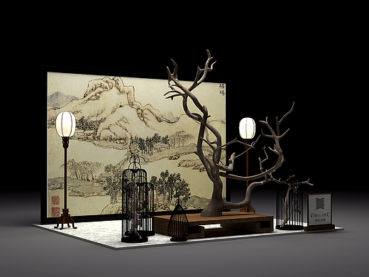 唐宋风格展景（个人主页-ZMjQwMzU0MDQ=） - 展陈设计 - 站酷设计师yuchuyan原创素材 - 站酷ZCOOL