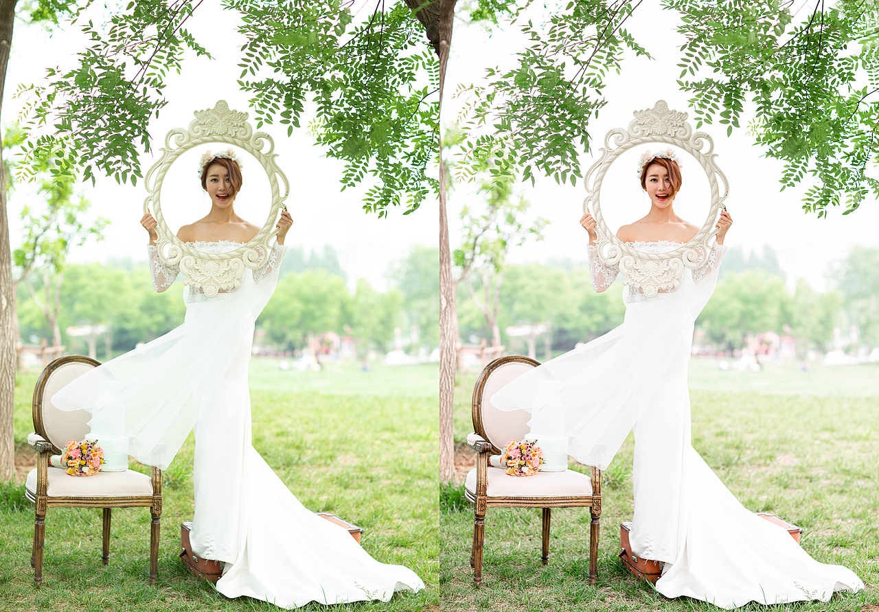 婚纱调色练习（图ZMTgzODkyODI0） - 修图/后期 - 站酷设计师龙泉山小魔王原创素材 - 站酷ZCOOL