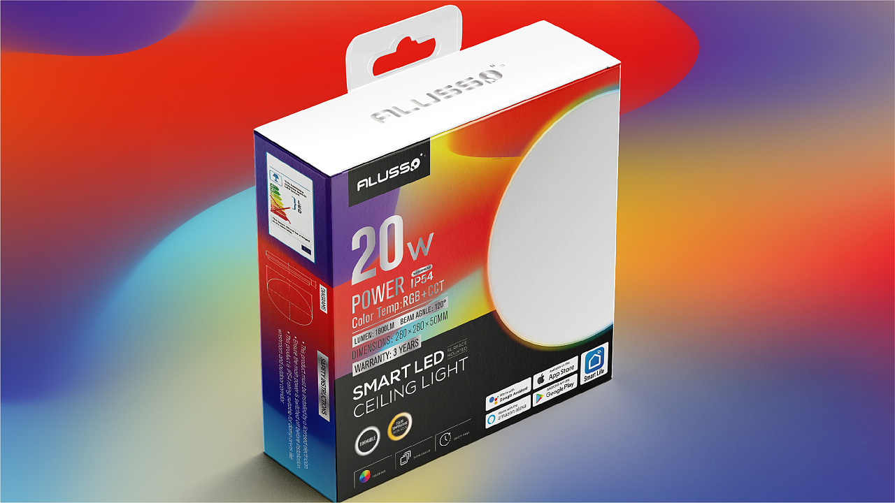 吸顶灯包装|平面|包装|执旻 - 原创作品 - 站酷 (zcool)