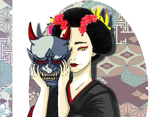 波若与艺伎（个人主页-ZNDM4MDAyNjQ=） - 概念设定 - 站酷设计师HazelLee1228原创素材 - 站酷ZCOOL