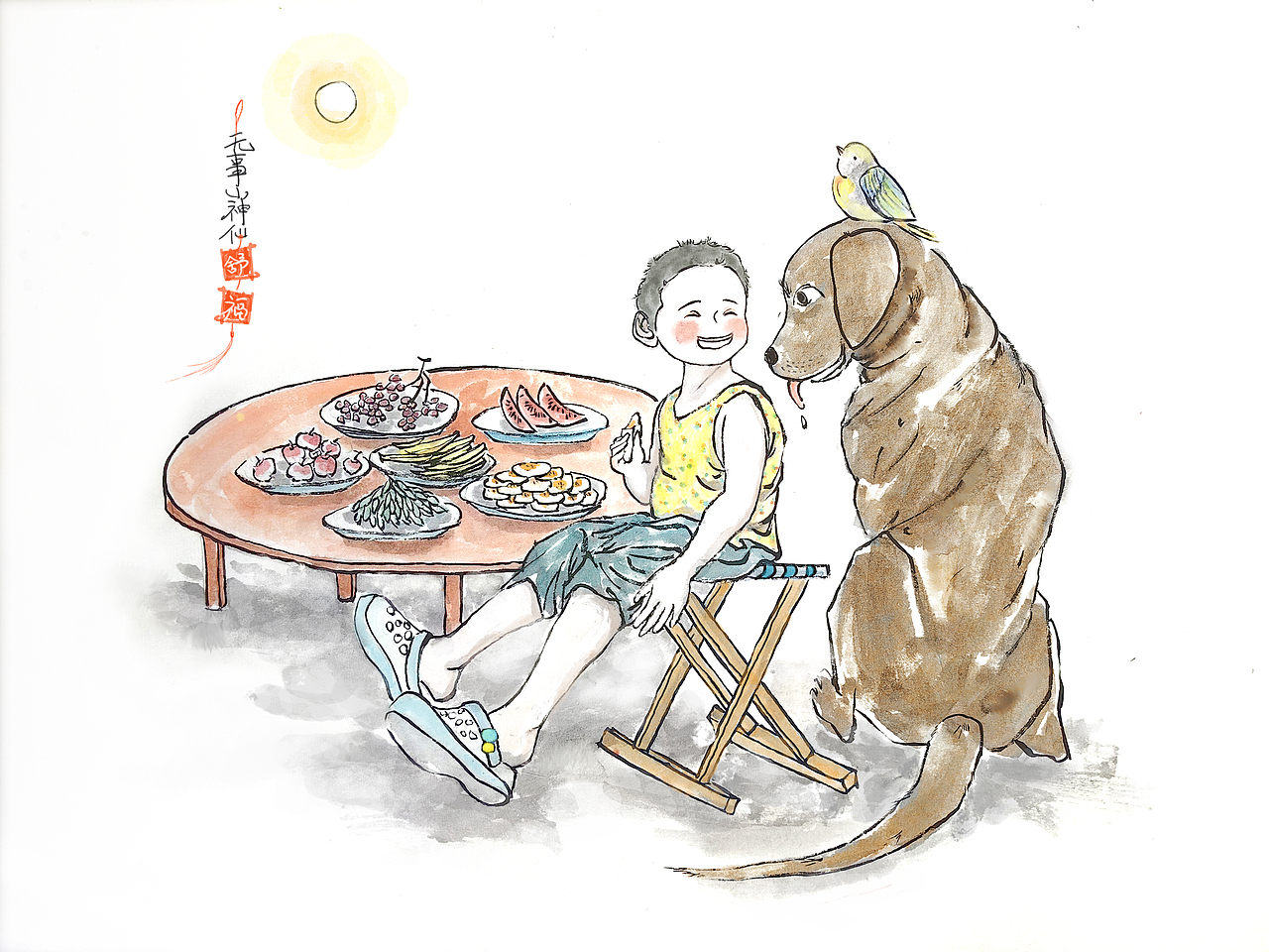 无事小神仙,中秋人团圆~