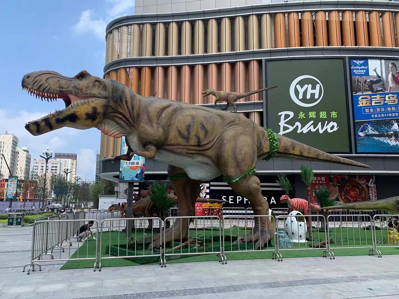 仿真恐龙出租侏罗纪恐龙模型租赁五一档期紧张欢迎预定