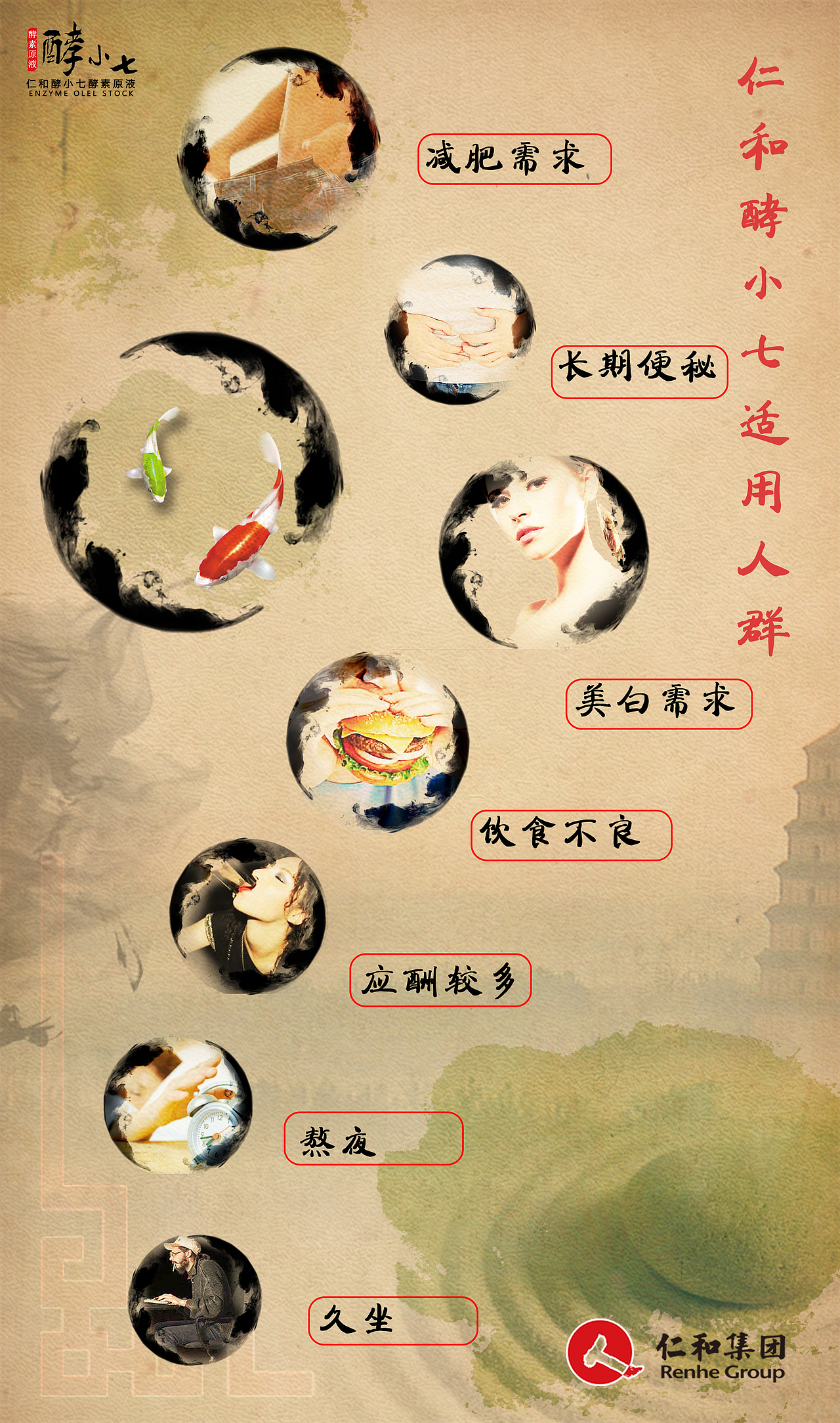 仁和酵小七（图ZODgxODM4Njg=） - 海报 - 站酷设计师楚天瀚海原创素材 - 站酷ZCOOL
