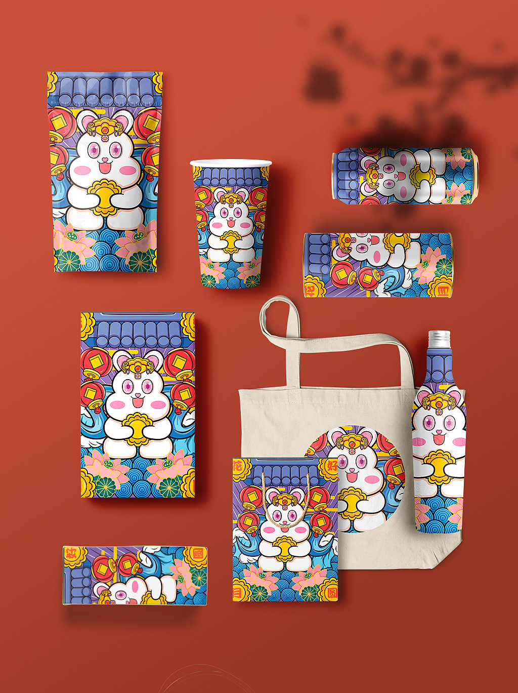 中秋节海报插画