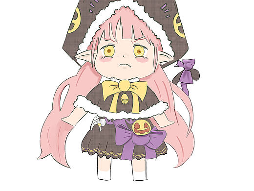 万圣节Q版小魔女（个人主页-ZNTU1MTQyMjQ=） - 概念设定 - 站酷设计师卉尔原创素材 - 站酷ZCOOL