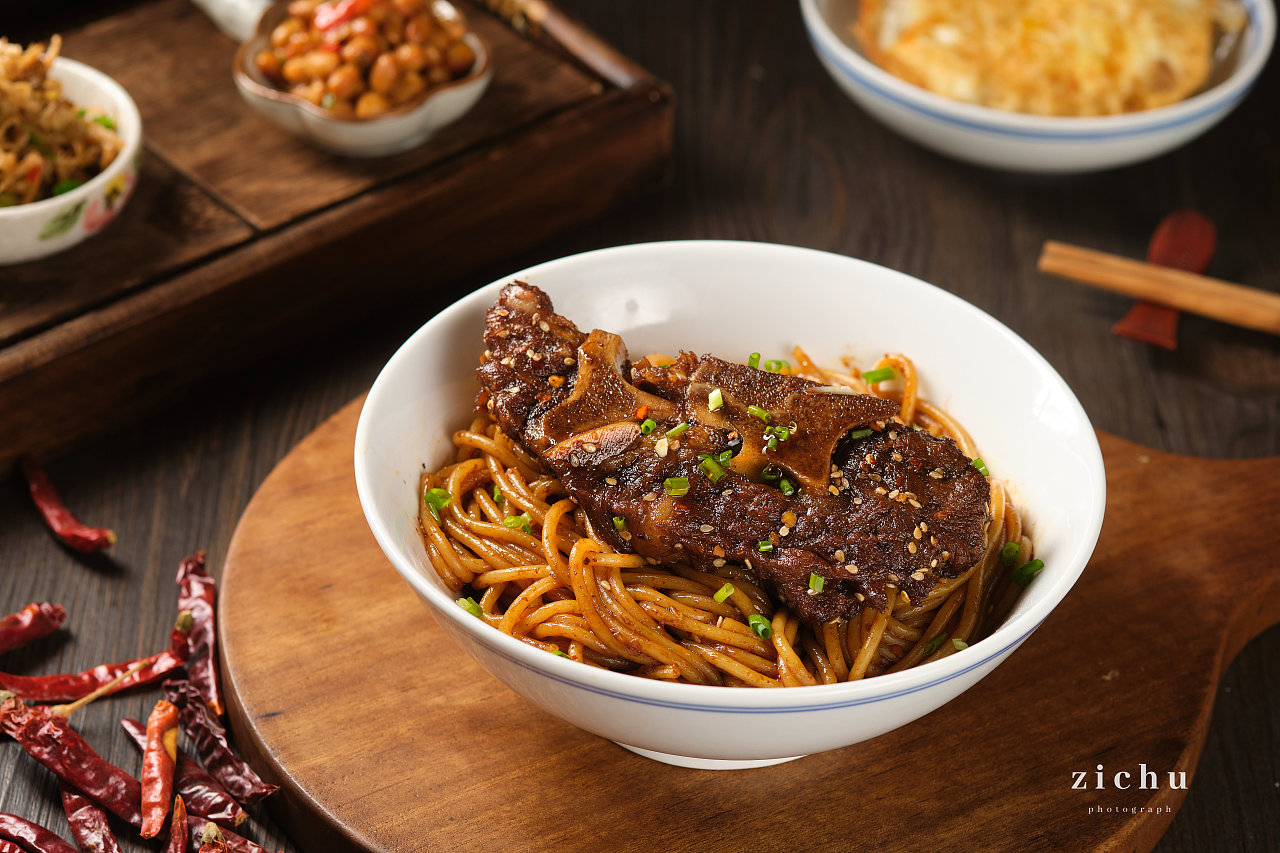 湖南米粉拌面拍摄|摄影|美食摄影|尹子楚 - 原创作品 - 站酷 (zcool)