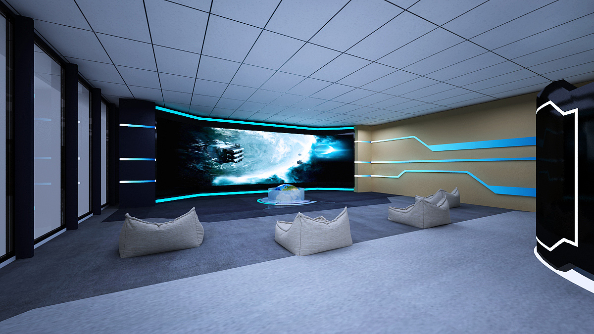 vr休闲办公室设计效果图|三维|场景|3d设计师ng男 - 原创作品 - 站酷
