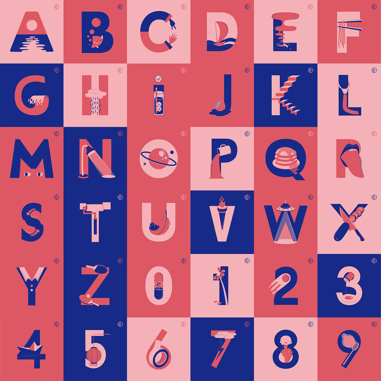 36 Days of Type | 字体插画（图ZMTk1MTI5MzA4） - 概念设定 - 站酷设计师谢谢凝原创素材 - 站酷ZCOOL