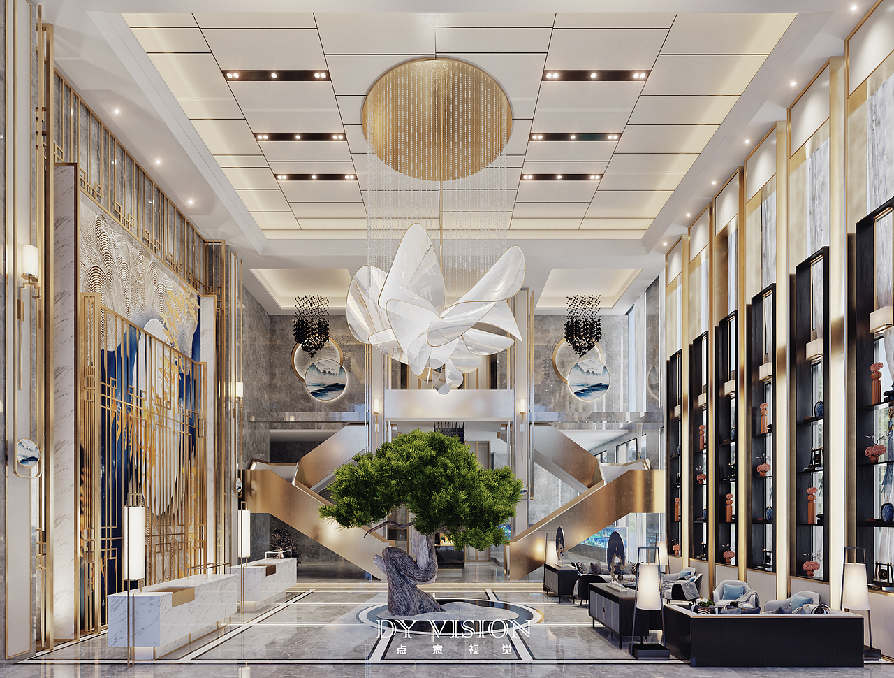 酒楼（图ZMTY3MTIxMzg4） - 酒店餐饮设计 - 站酷设计师Max点意原创素材 - 站酷ZCOOL