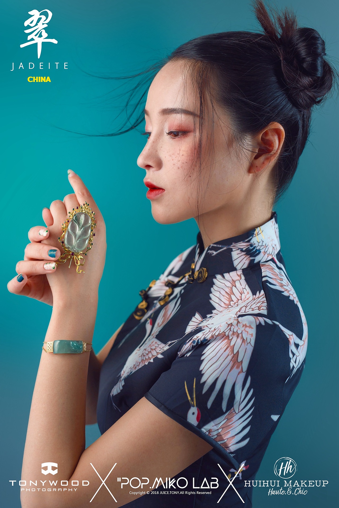 人像摄影翡翠与人像的美妙合奏