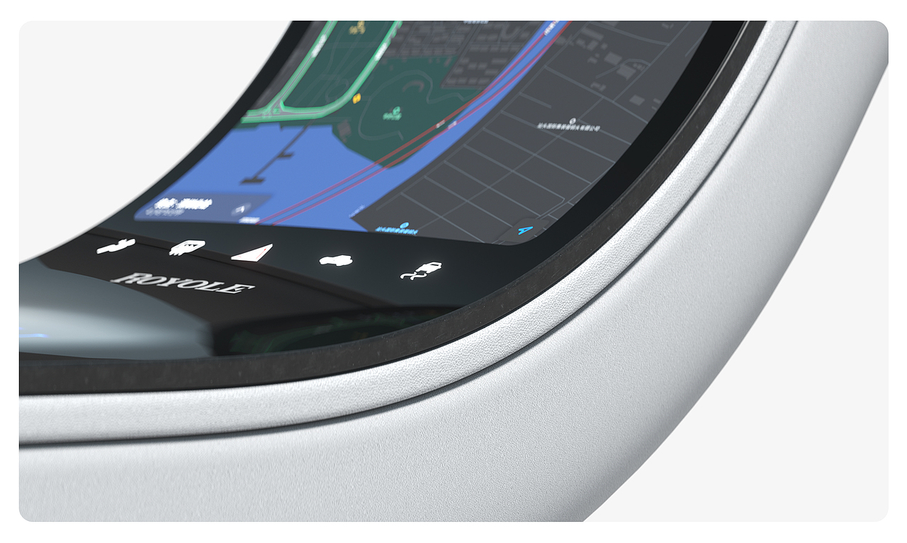 ROYOLE丨柔性汽车中控屏（图ZMjYwMTEyNTQ0） - 电子产品 - 站酷设计师Xing志yuan原创素材 - 站酷ZCOOL