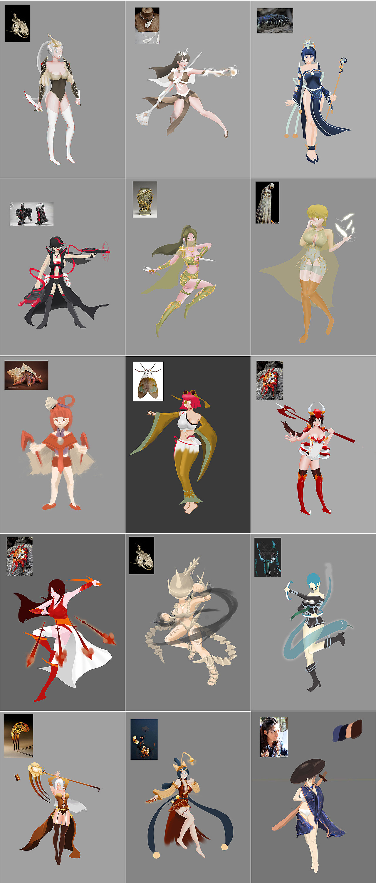 【量變到質(zhì)變】2017手繪練習(xí)總結(jié)（圖ZMTAxMjI4MDY0） - 游戲原畫 - 站酷設(shè)計師海邊的風(fēng)原創(chuàng)素材 - 站酷ZCOOL