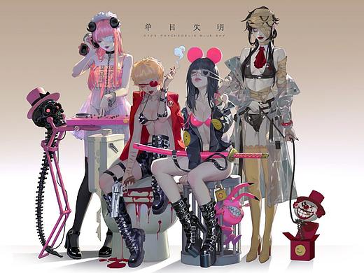元素动力 | 冯伟 × c12的迷幻蓝天× 单目失明少女系列