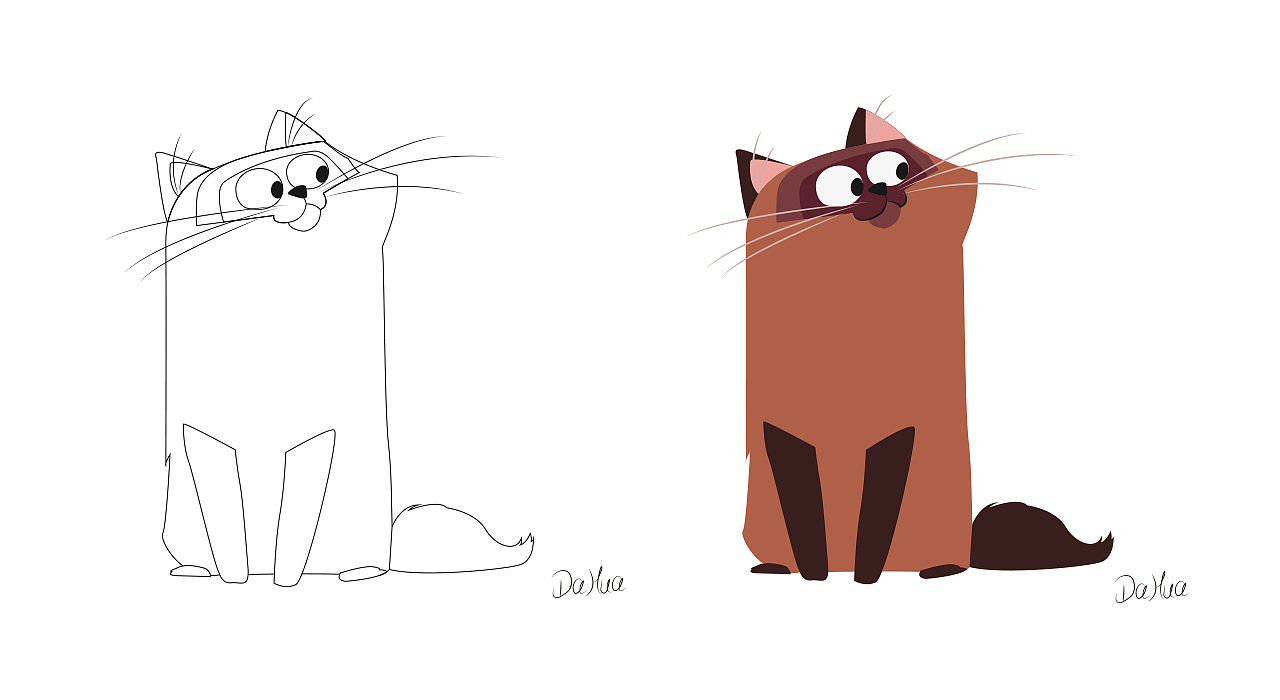 插画习作（图ZMjY5MTI2OTMy） - 创作习作 - 站酷设计师安九的猫原创素材 - 站酷ZCOOL