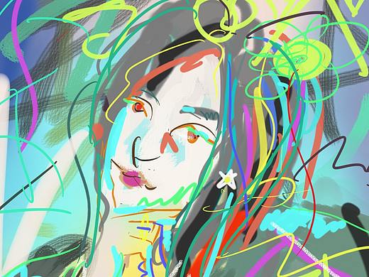 涂鸦人物头像