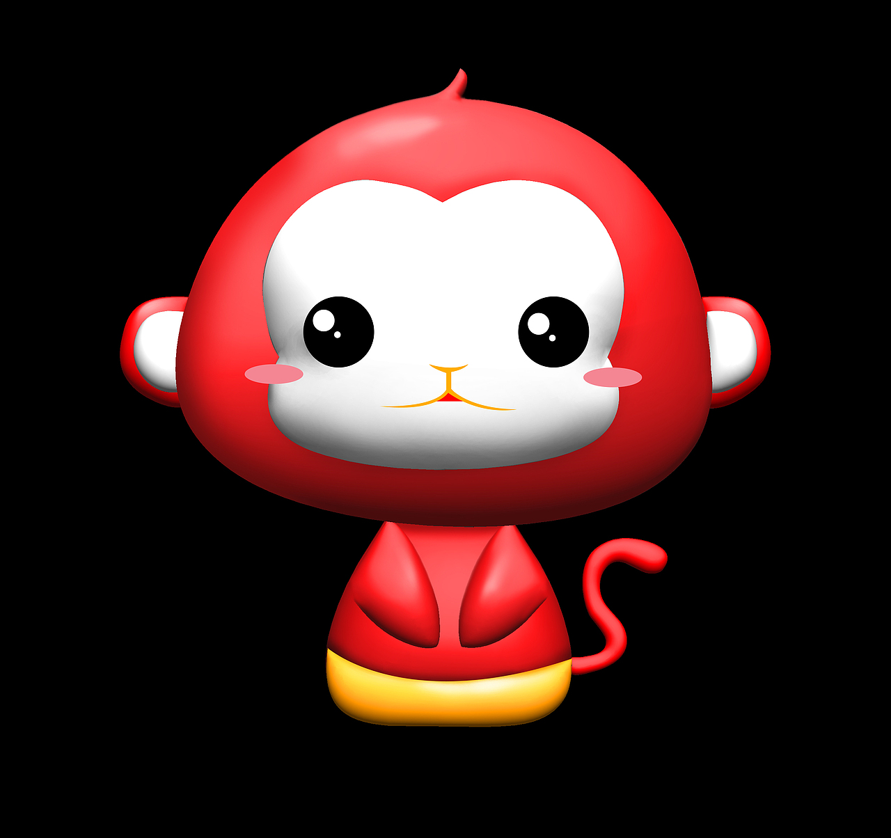 小猴子吉祥物