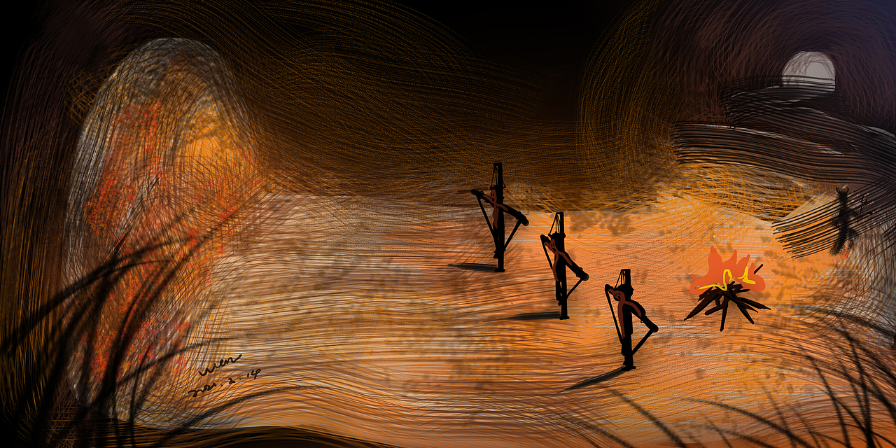 《囚徒的世界》（图ZMjQ2MzcxNjY4） - 绘本 - 站酷设计师大文Zay原创素材 - 站酷ZCOOL