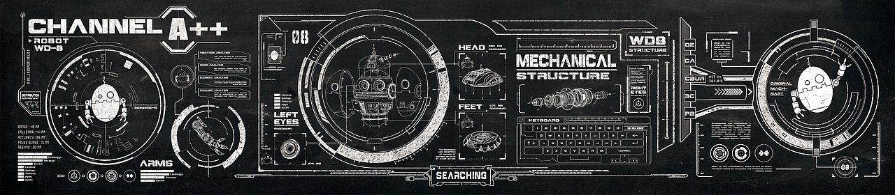 CHANNEL A＋网咖——墙绘设计及周边延展（图ZOTk3MDgwMDA=） - 商业插画 - 站酷设计师黄豆豆Douer原创素材 - 站酷ZCOOL