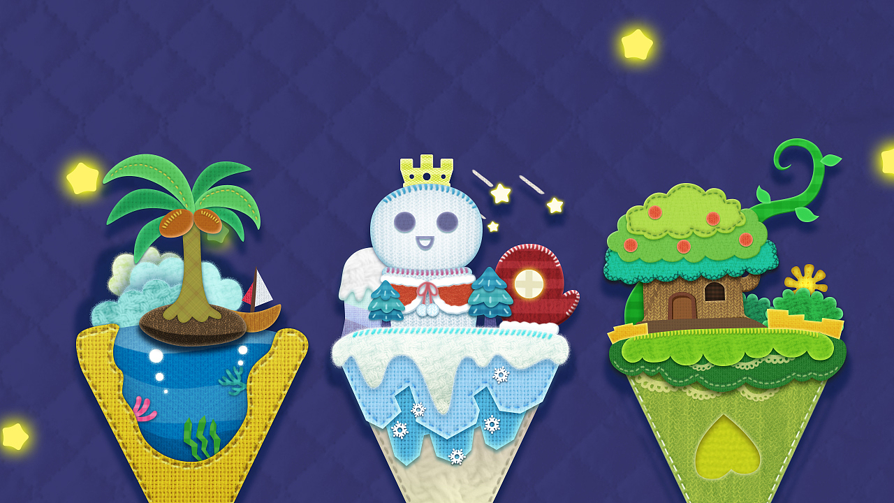 毛线风格（图ZMTg2NjY1ODA4） - 概念设定 - 站酷设计师小蜜蜂画漫画原创素材 - 站酷ZCOOL