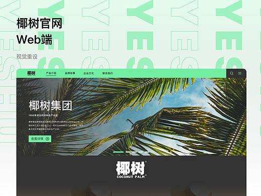 椰树品牌Web端-「视觉重设」