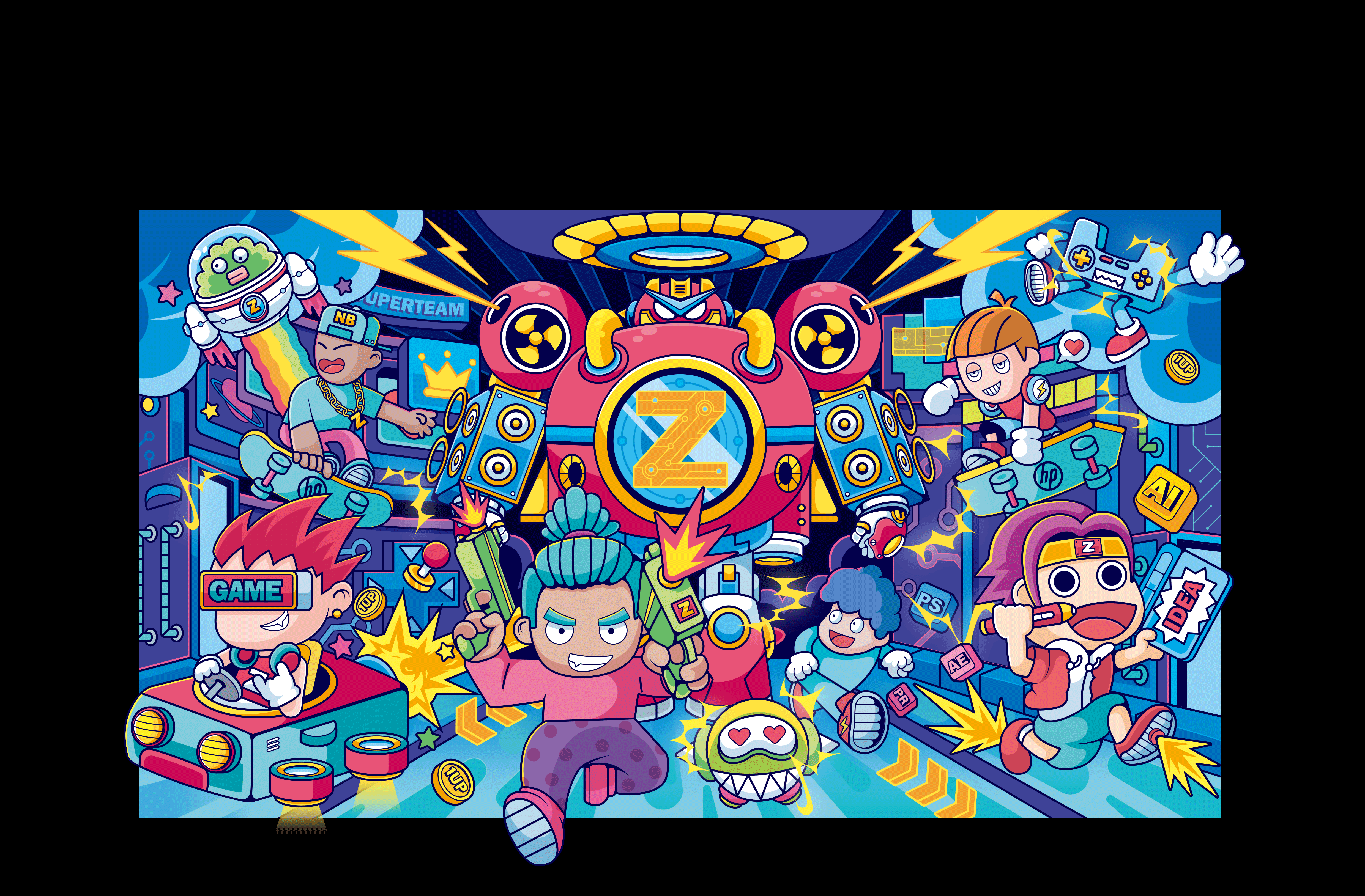 Z一刻 & 突破边界狂热行动（图ZMjY1MjIzODM2） - 文案/策划 - 站酷设计师A百晓原创素材 - 站酷ZCOOL