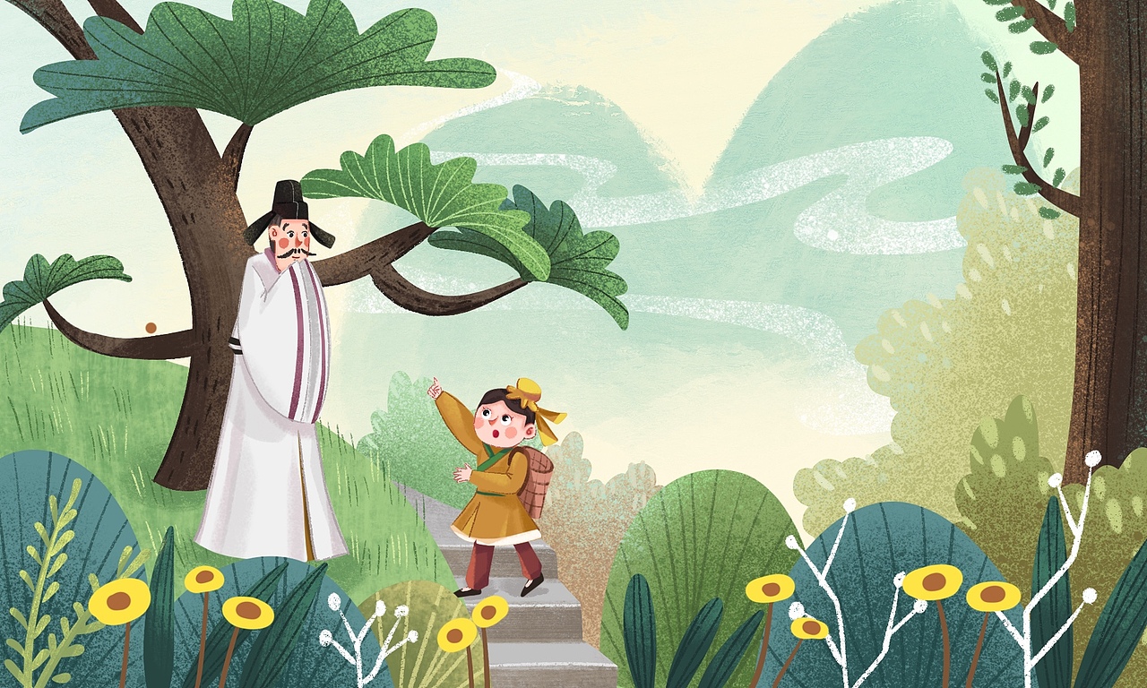 古风儿插《古诗词》（图ZMjc1MzQwOTA0） - 绘本 - 站酷设计师儿插工作室原创素材 - 站酷ZCOOL
