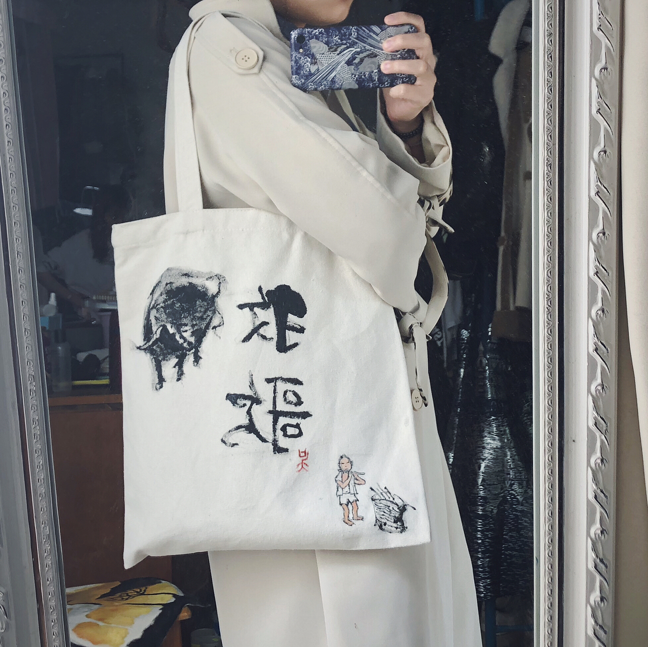 环保袋/帆布袋设计——《牧歌》（图ZMTUyOTk1MjMy） - 生活用品 - 站酷设计师T扬之水原创素材 - 站酷ZCOOL