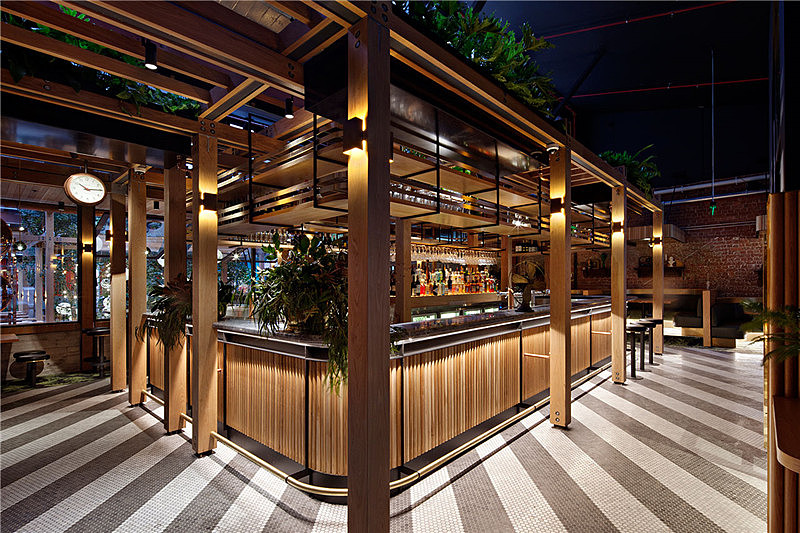 城市花园餐厅设计成都餐厅装修设计