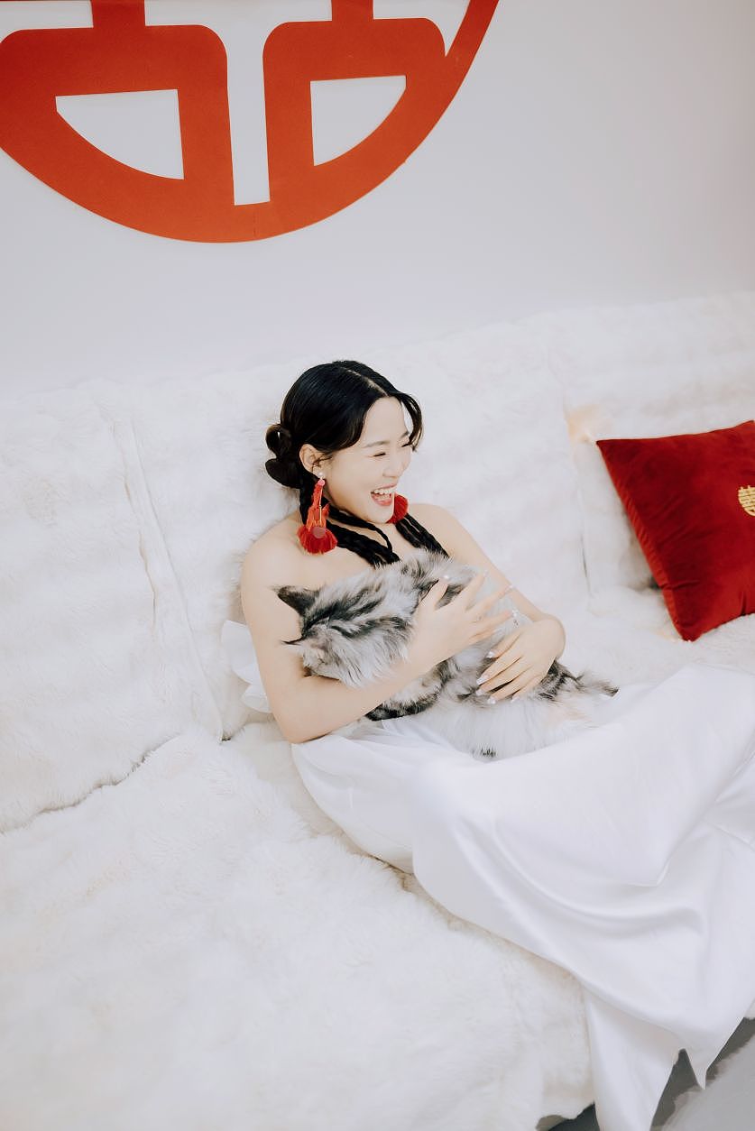 新年快乐啊!婚礼晨袍