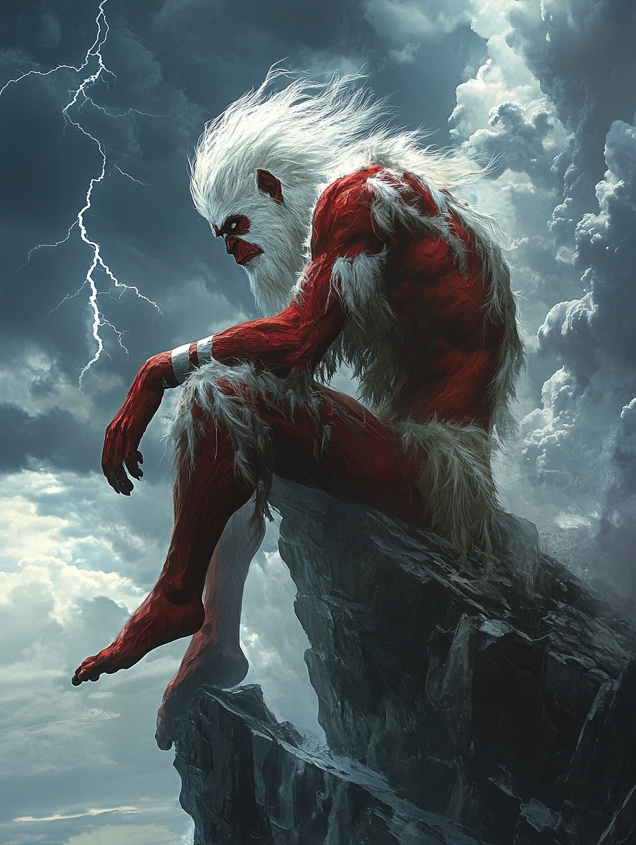 大梦归离·朱厌（图ZMzc5OTkzMDAw） - AI作品 - 站酷设计师快乐章章原创素材 - 站酷ZCOOL