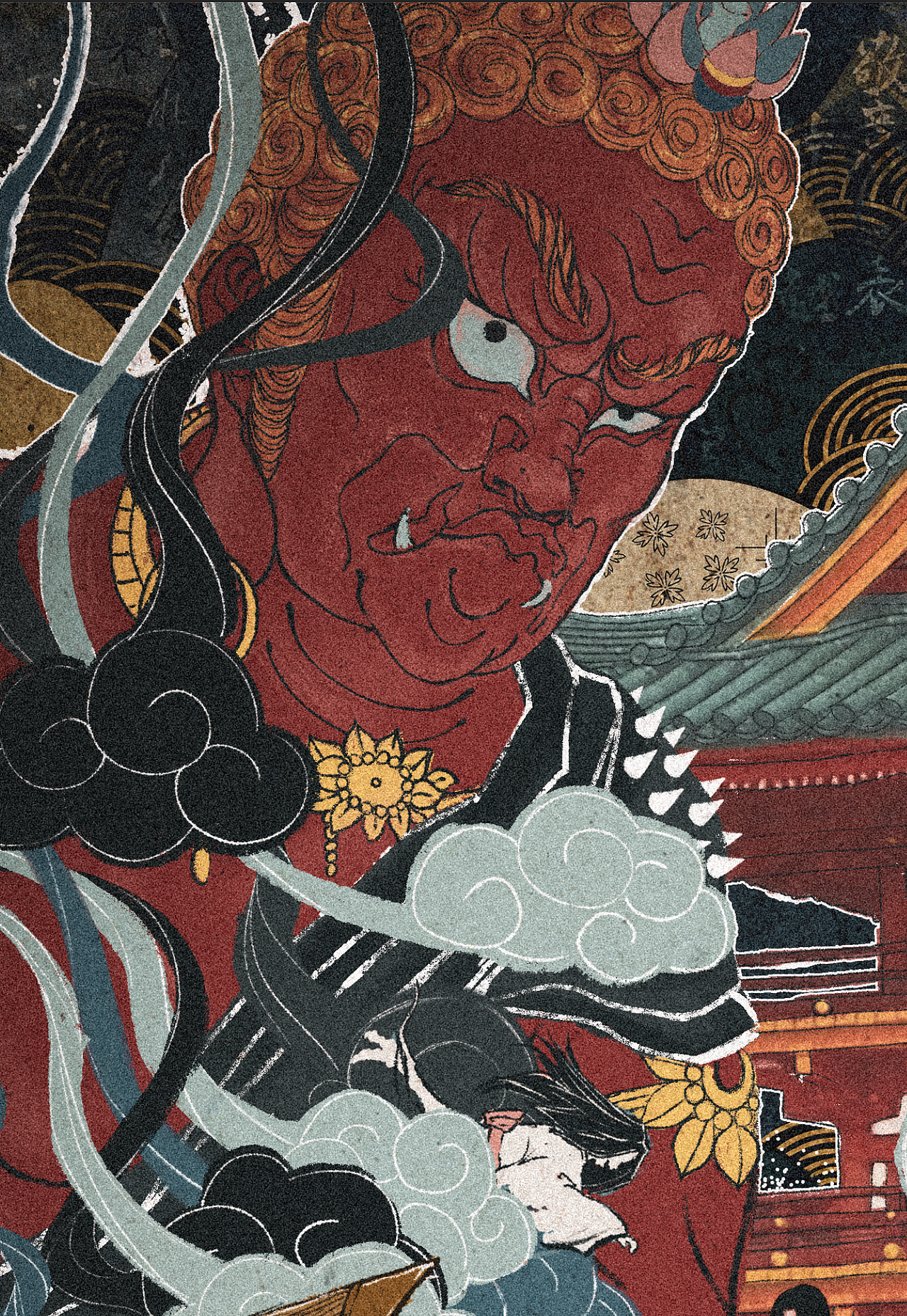 【剧本杀美术】众目之下的无形之刃|海报+浮世绘+日漫