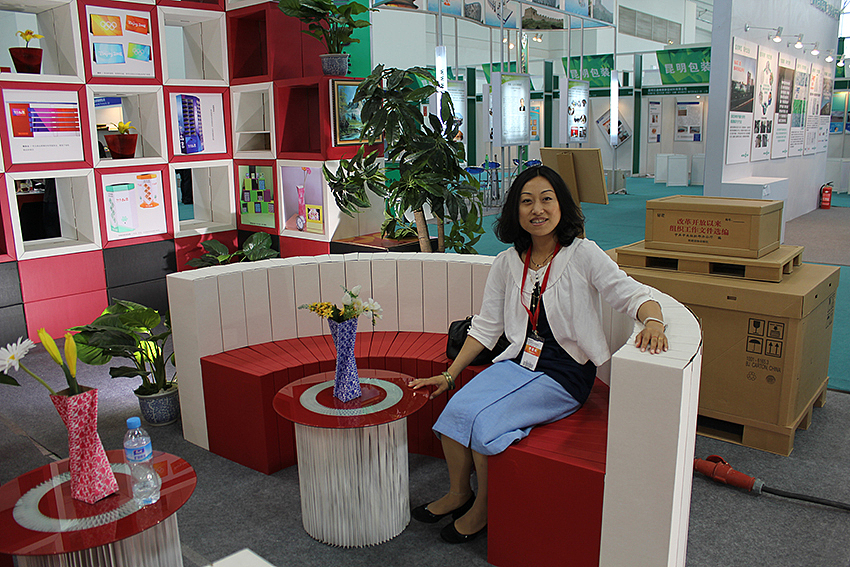 立之城《以纸代木创意展位》（图ZODQwMTYwMzI=） - 展陈设计 - 站酷设计师立之城原创素材 - 站酷ZCOOL